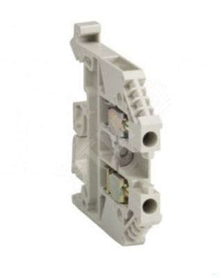 Фото AB1VV235U клеммник винтовой на DIN-рейку 2,5 мм.кв. (серый) Schneider Electric ЭТК Оникс