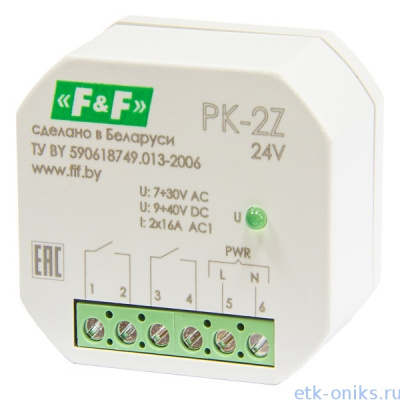 Фото PK-2Z-24 реле промежуточное ЭТК Оникс