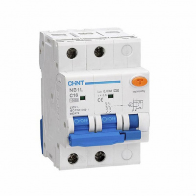 Фото NB1L-40 2P C32 100mA тип AC 6kA (R) дифференциальный автомат (CHINT) ЭТК Оникс